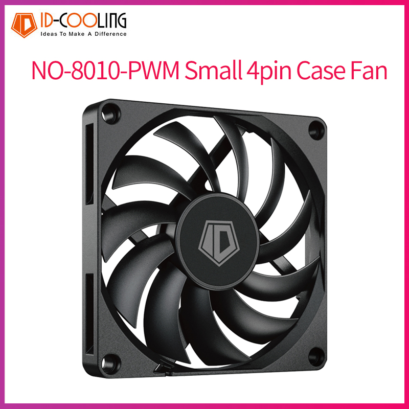 Esports Gaming Fan - ID-COOLING NO-8010-PWM Small 4pin Case Fan