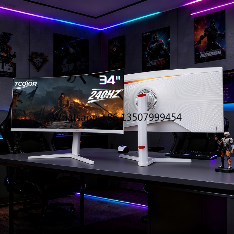 TCOLOR Pc Monitors 34Inch Curv - đánh giá và giá Gaming Monitor Curved