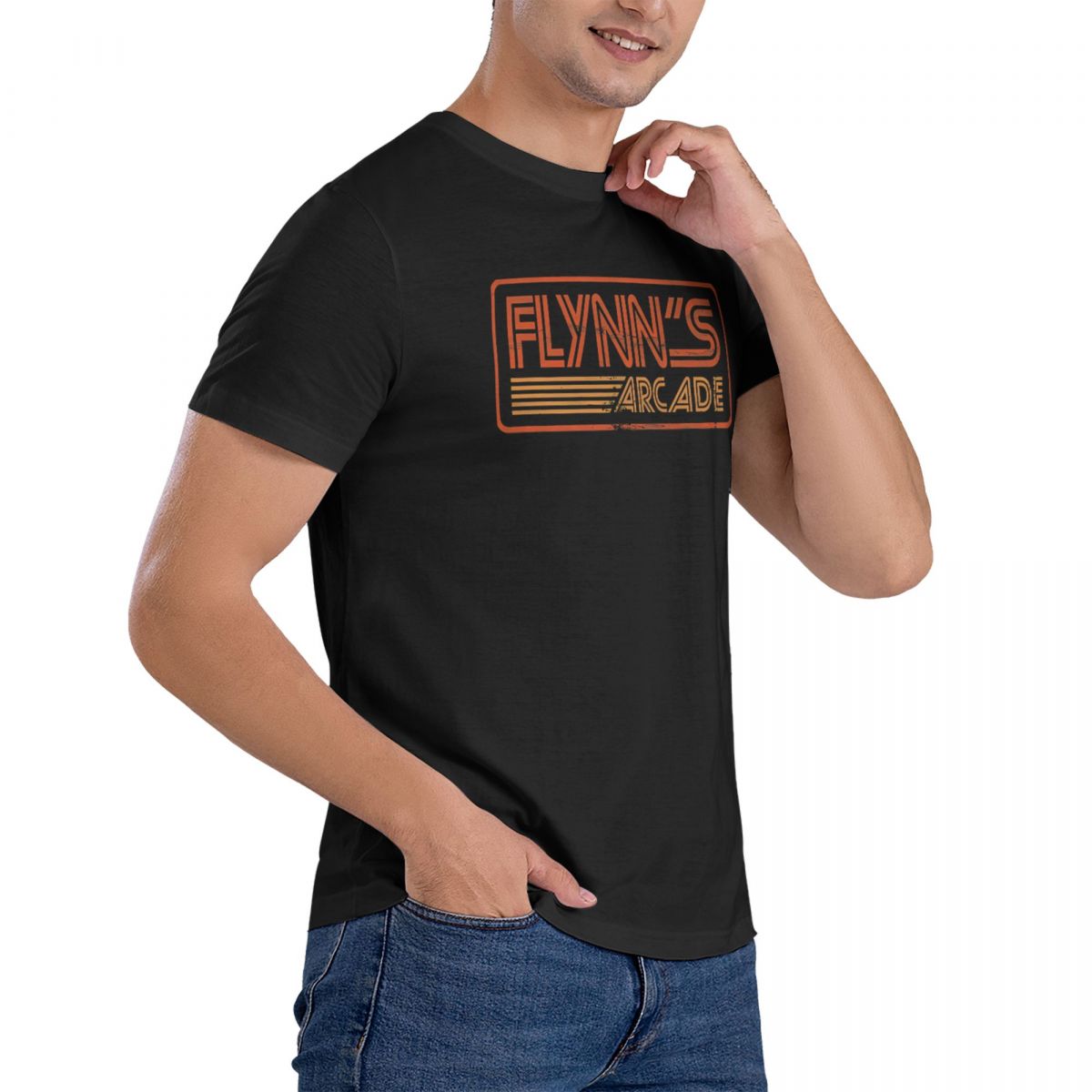 Flynn T Shirt Men Cotton Casua - đánh giá và giá Esports Gaming T Shirt