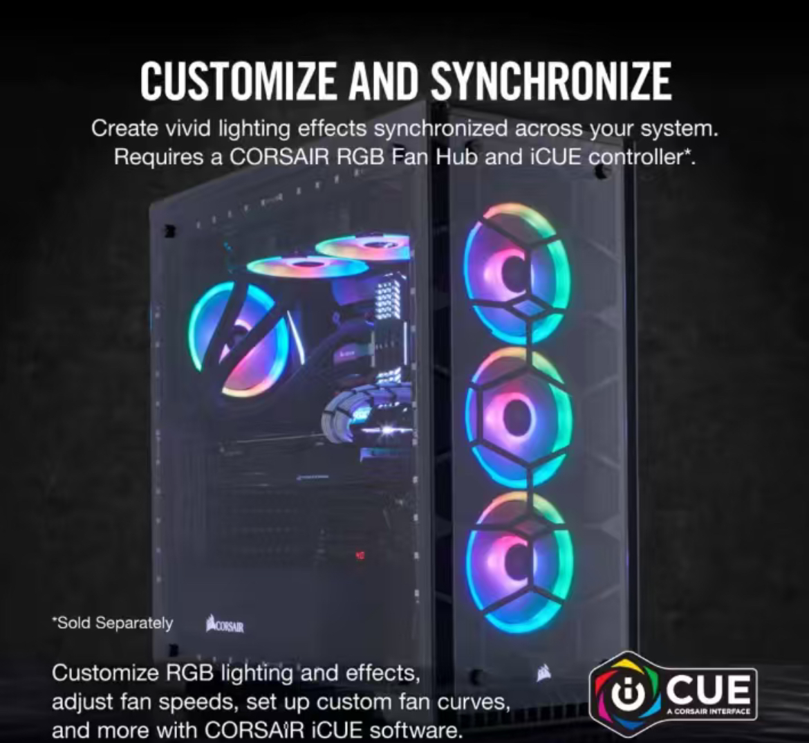 CORSAIR LL120 RGB 120mm Dual L - đánh giá và giá Esports Gaming Fan