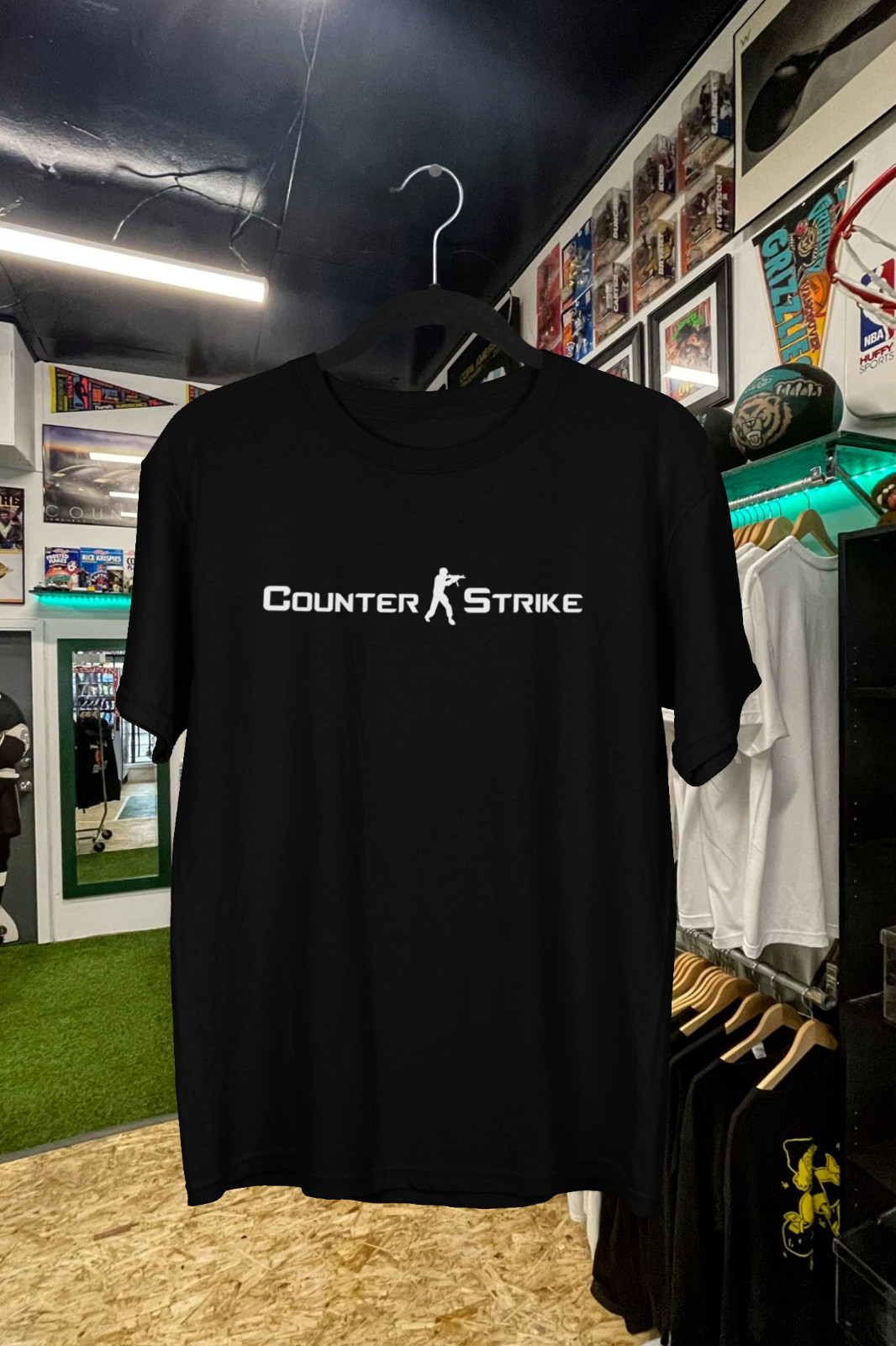 Vintage Counter Strike text Lo - đánh giá và giá Esports Gaming Logo