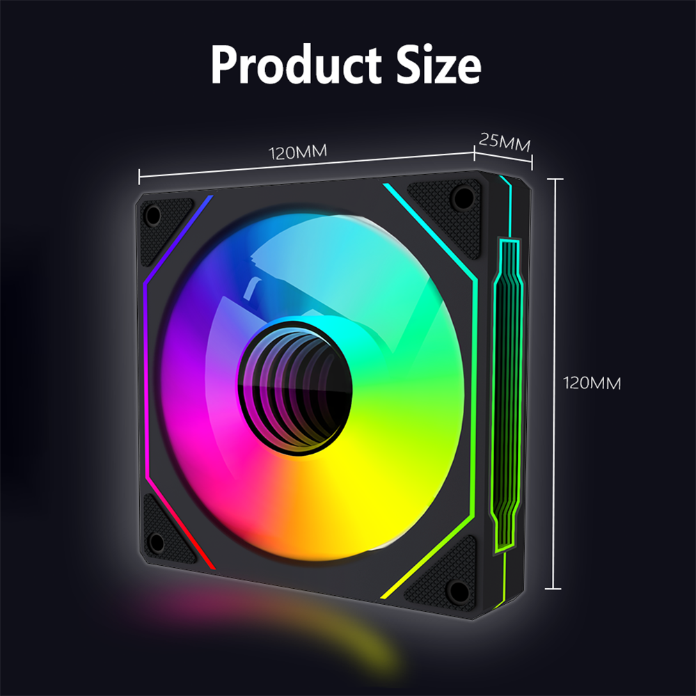 PRISM 4 PRO Computer Case Fan  - đánh giá và giá Esports Gaming Fan