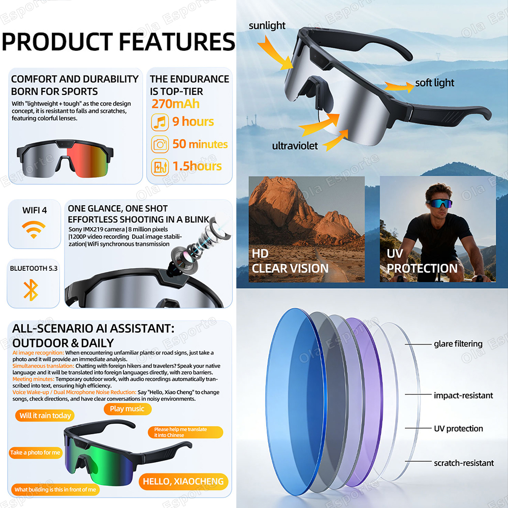 New Ai Intelligent Glasses For - đánh giá và giá Gaming Esports Esports