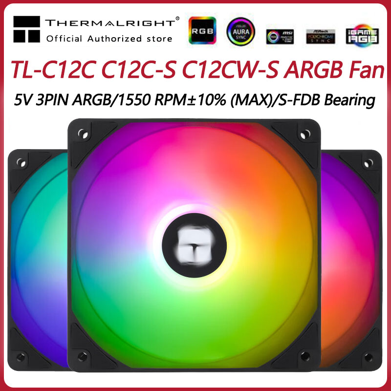 Thermalright TL-C12C 3 in 1 12 - đánh giá và giá Esports Gaming Fan