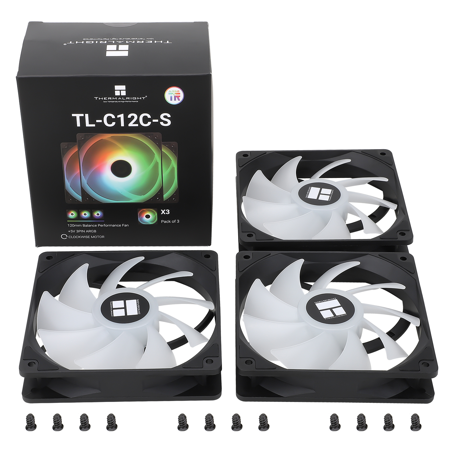 Thermalright TL-C12C 3 in 1 12 - đánh giá và giá Esports Gaming Fan