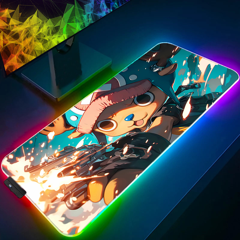 RGB Mouse Pad one piece Tony T - đánh giá và giá Mouse Gaming Esports