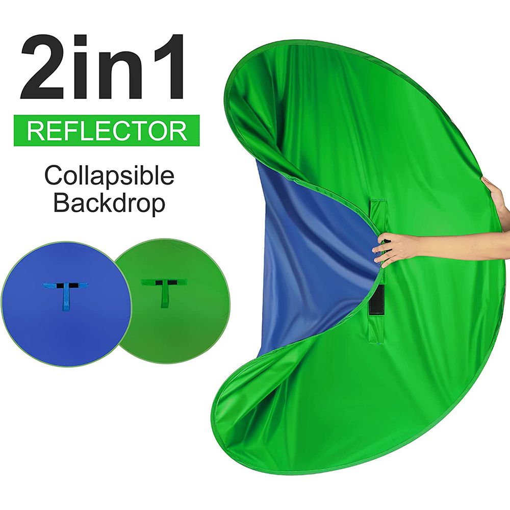 Portable Chromakey Photography - đánh giá và giá Green Screen Collapsible