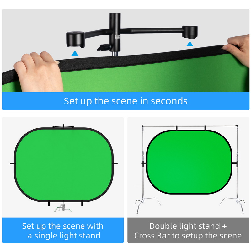 Selens Reflector Clip Photogra - đánh giá và giá Green Screen Collapsible