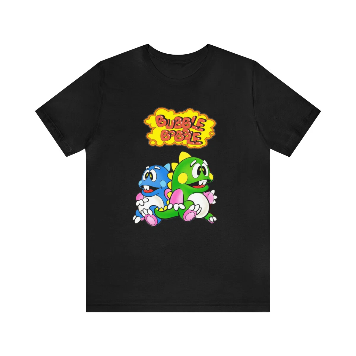 Bubble Bobble Distressed Retro - đánh giá và giá Esports Gaming T Shirt