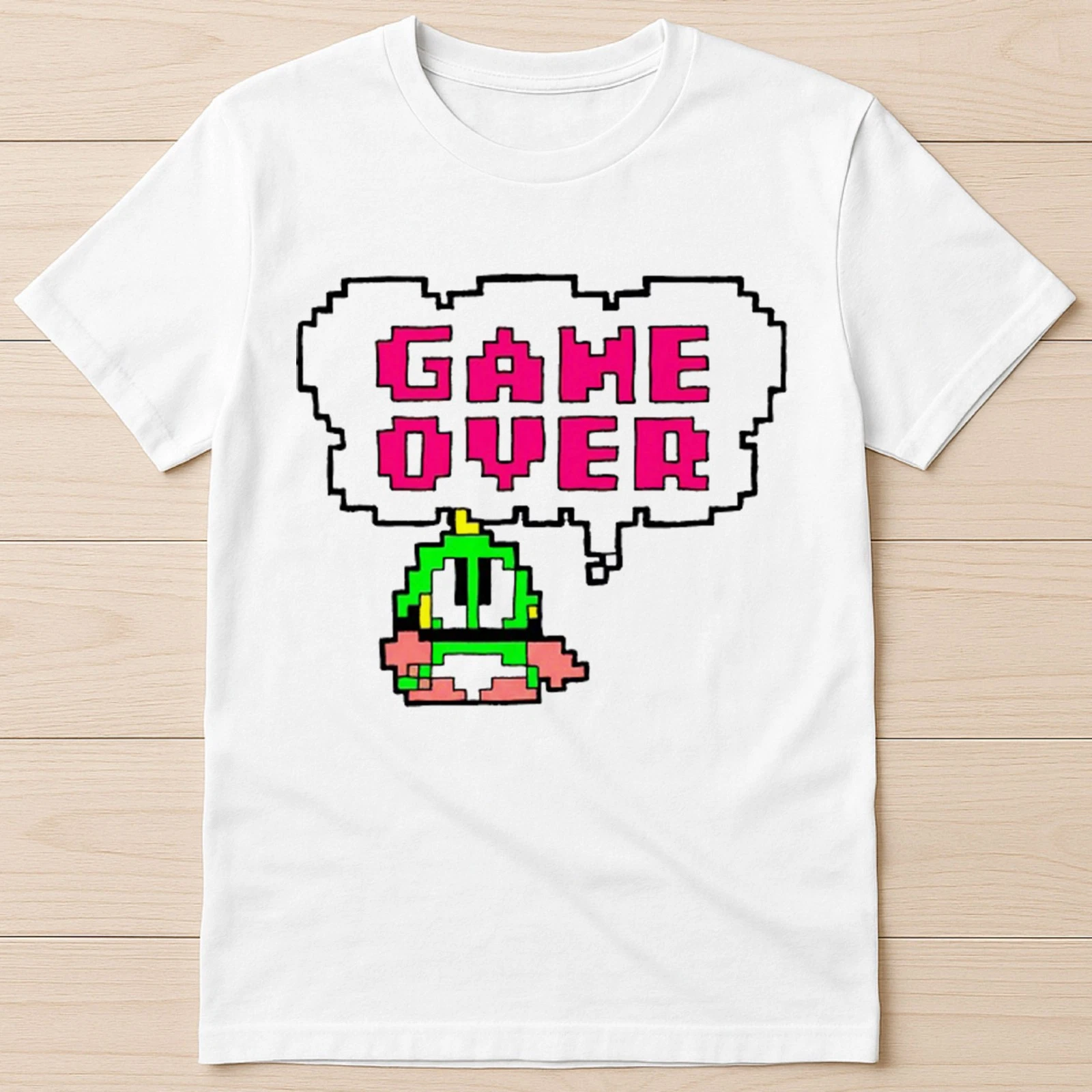 Bubble Bobble Distressed Retro - đánh giá và giá Esports Gaming T Shirt