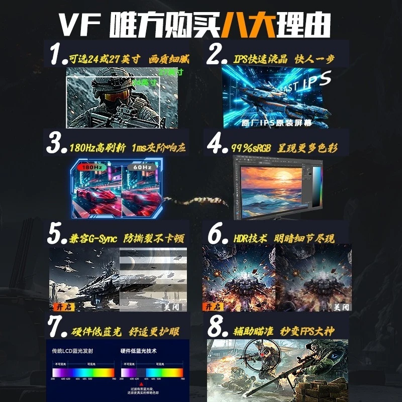 Monitor 27 curved gaming 2K180 - đánh giá và giá Gaming Monitor Curved