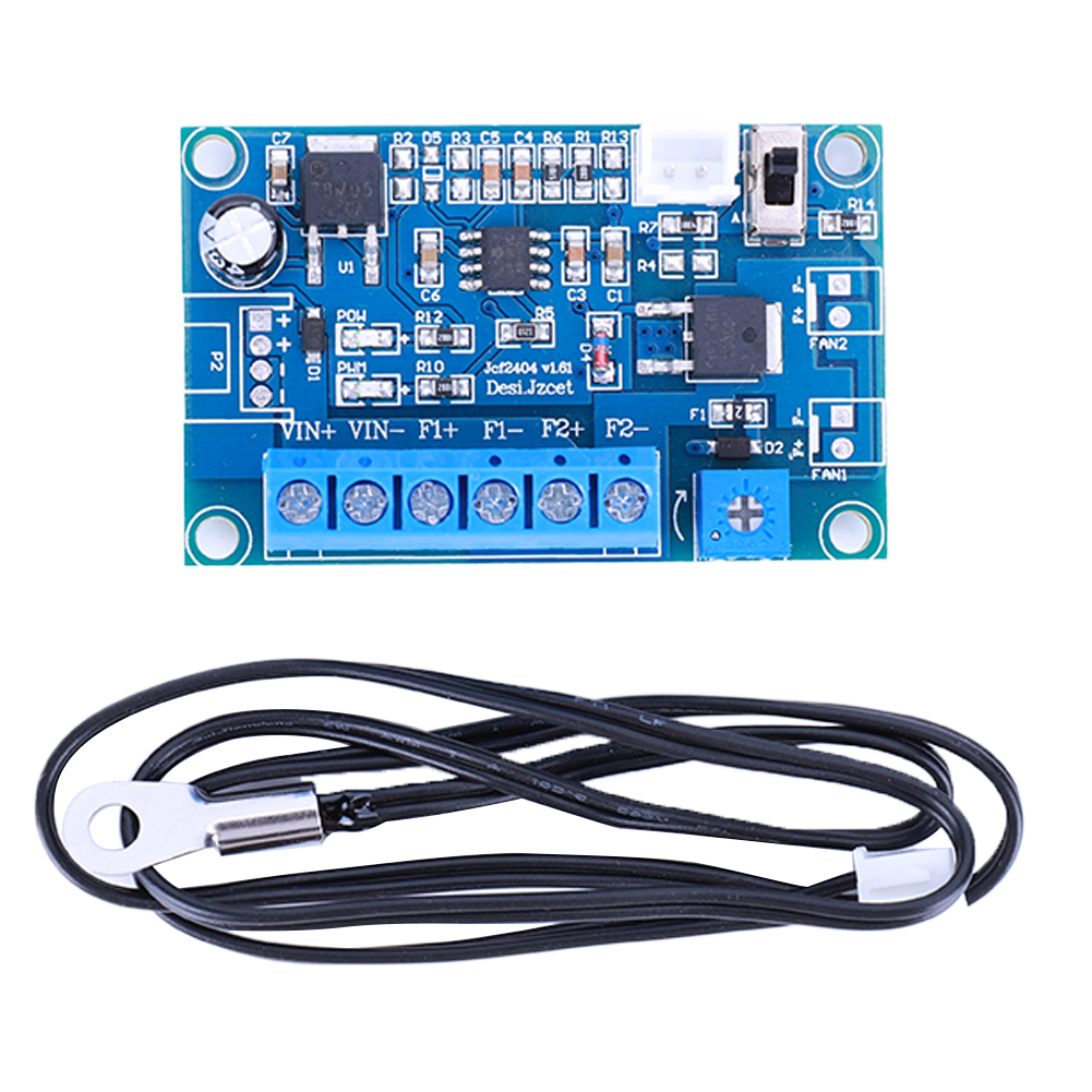 DC 12V 24V 4A Fan Temperature  - đánh giá và giá Esports Gaming Fan