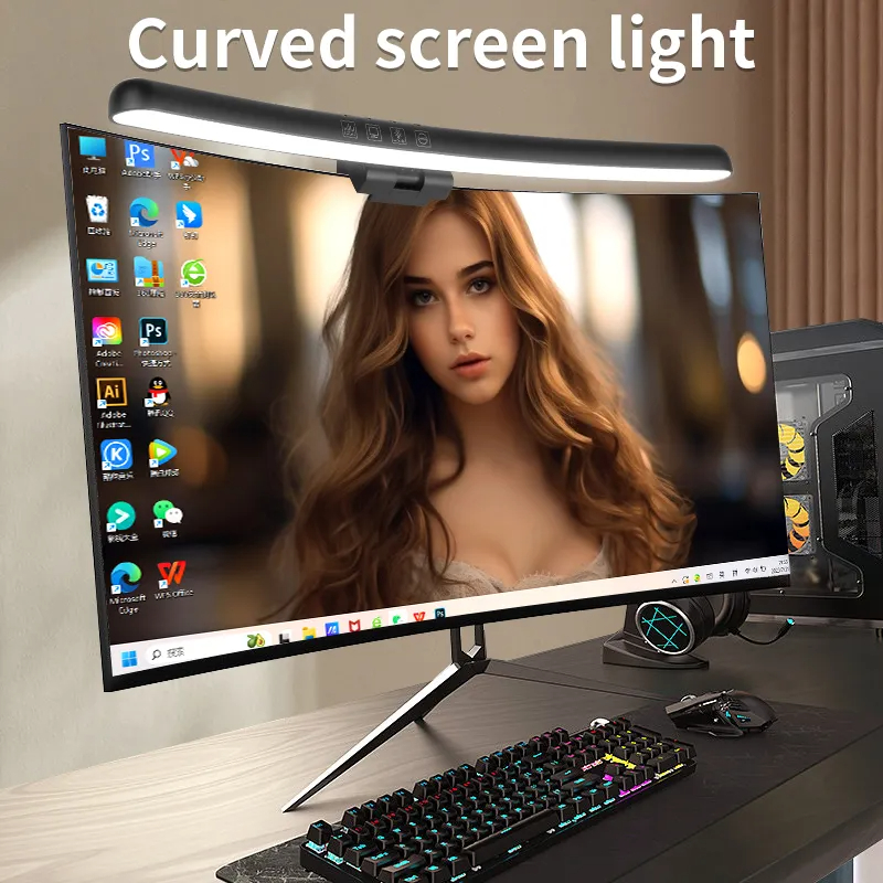 Curved LED Monitor Light Bar U - đánh giá và giá Gaming Monitor Curved